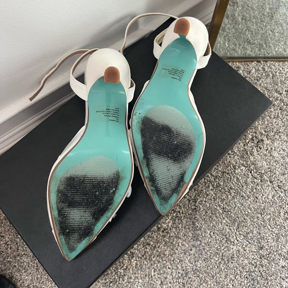 Betsey Johnson Bridal Heels - Picture 3 of 3